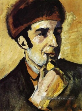 August Macke œuvres - Portrait de Franz Marc Bildn est Franz Marc August Macke